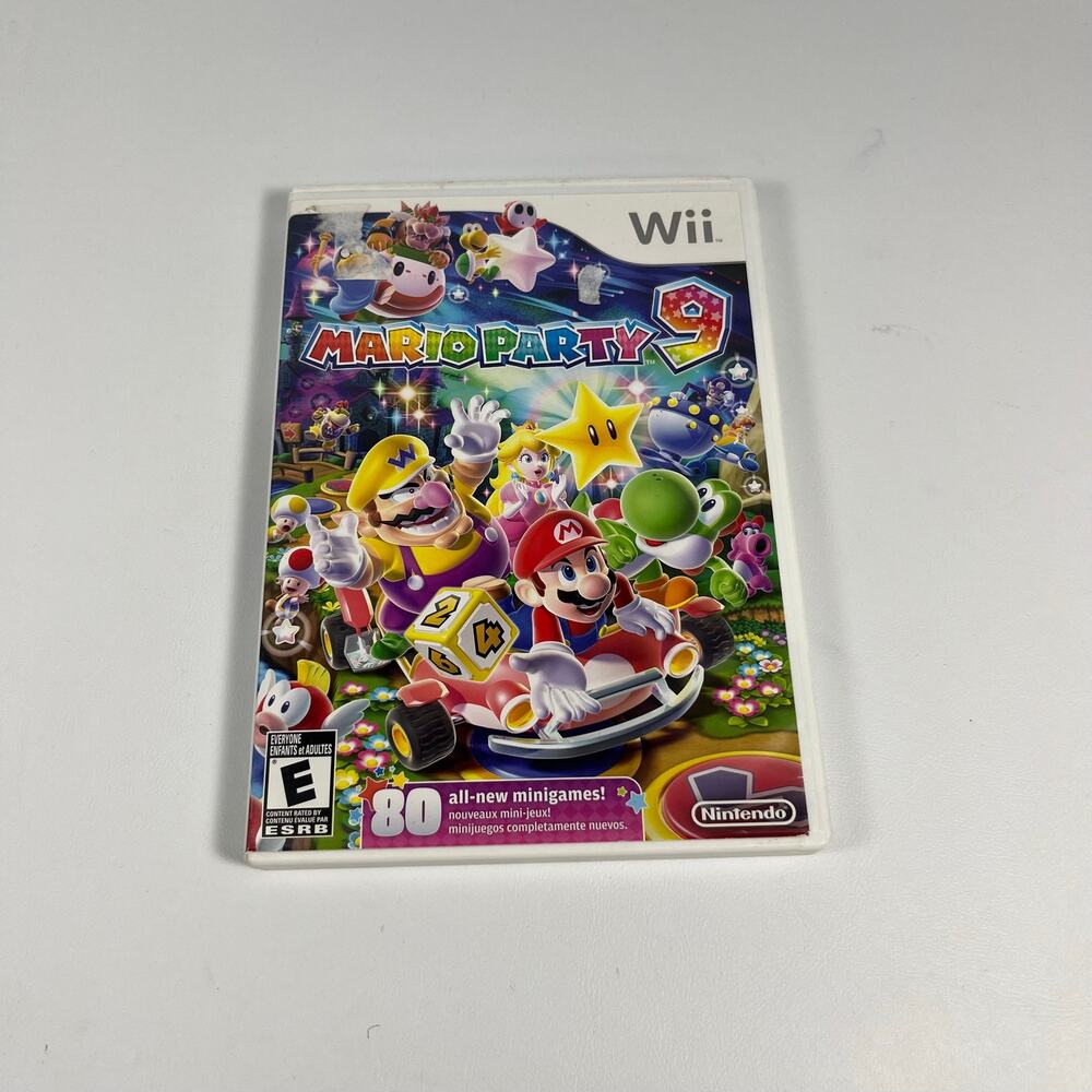 Mario Party 9 Wii Game Complete With Manual Tested Working Condition